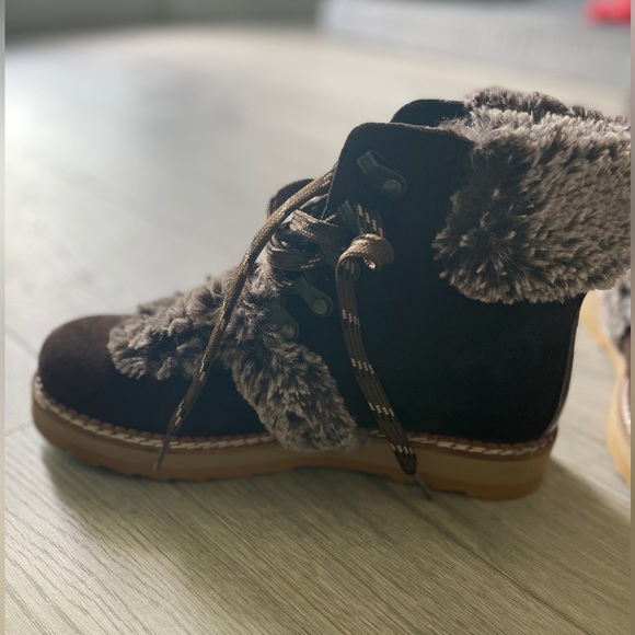 Fur/suede Booties - Picture 12 of 12